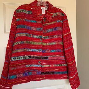 Coldwater Creek Tapestry Jacket